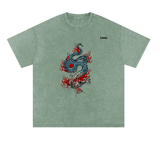 Snow Washed Dragon T-Shirt