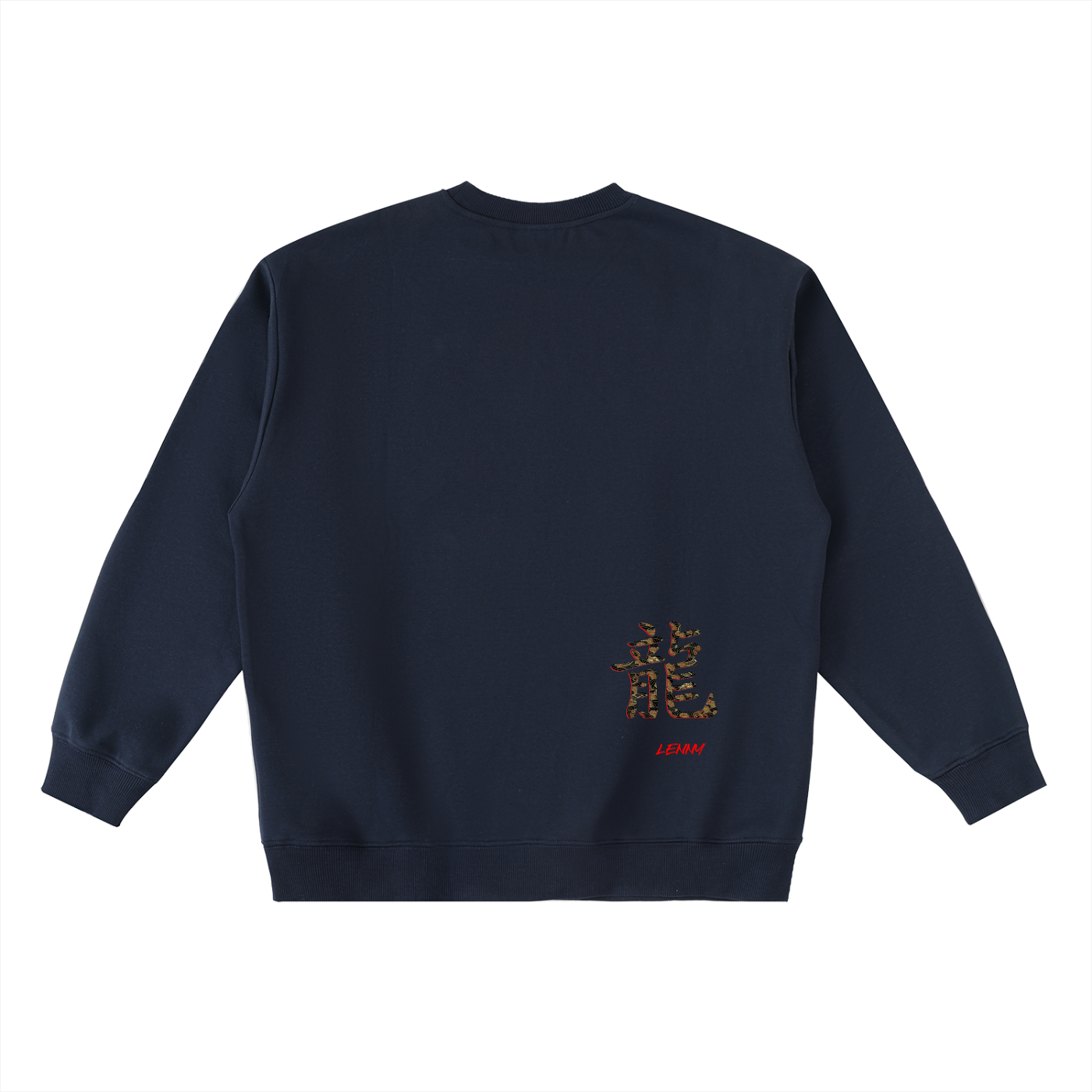 Oversized Crewneck Taped Sweatshirt