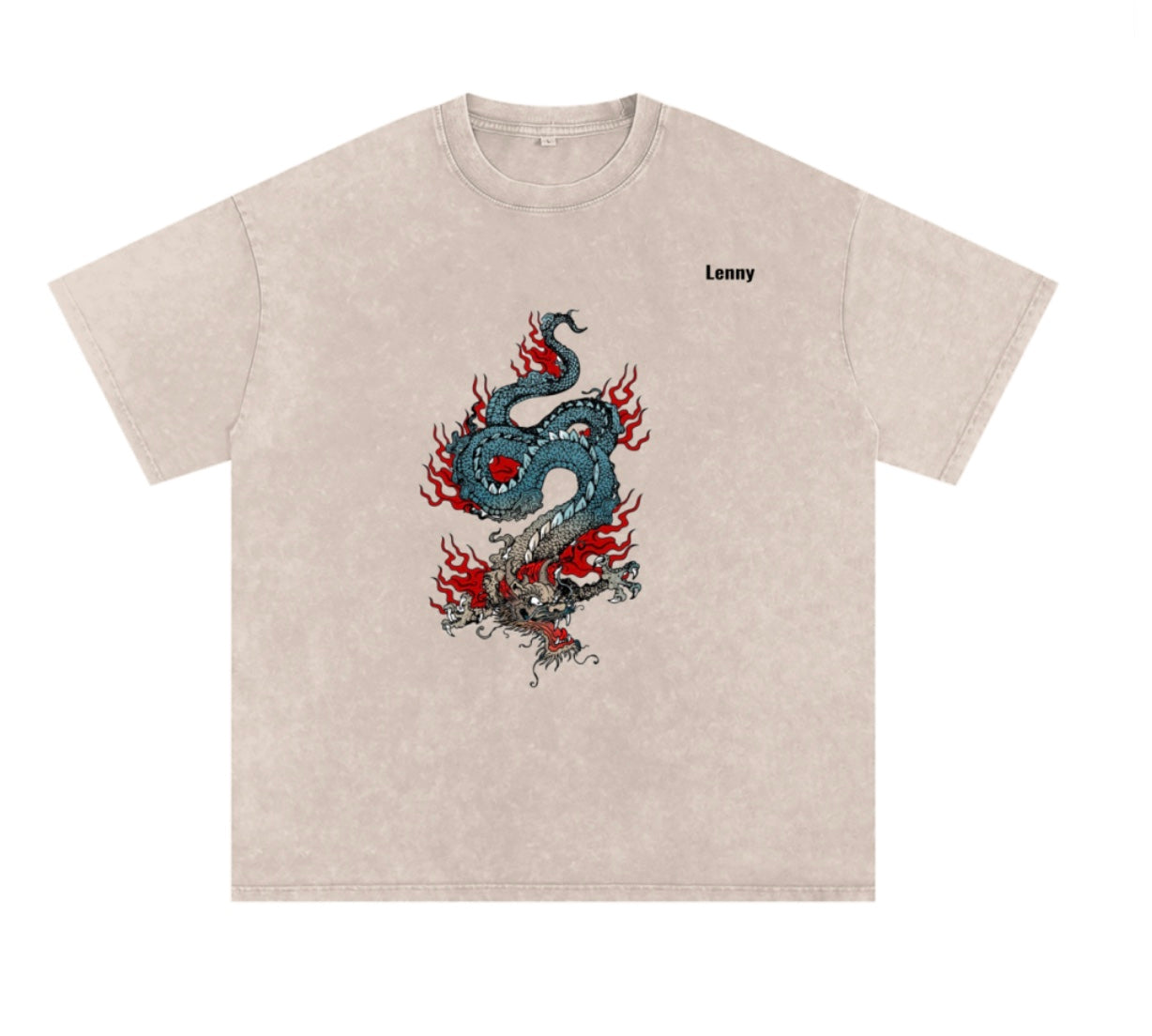 Snow Washed Dragon T-Shirt