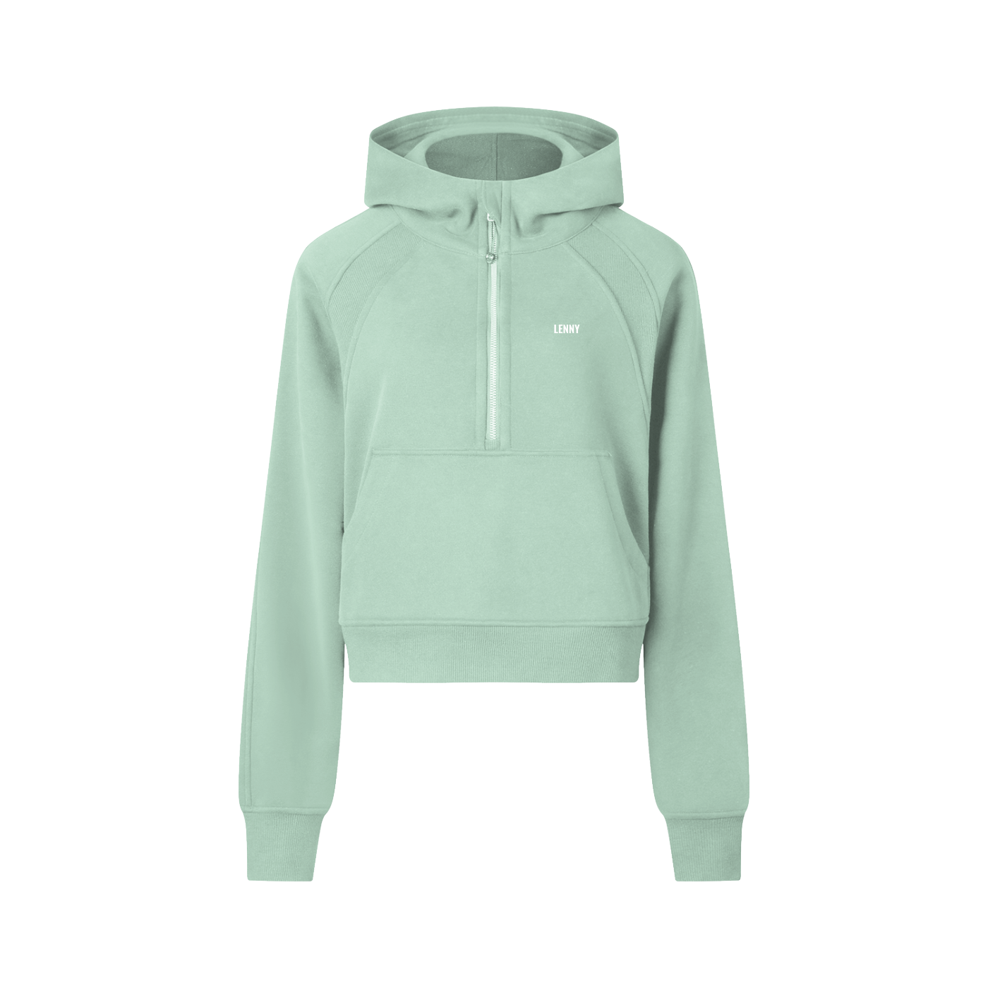 Women’s Cropped Half-Zip Hoodie