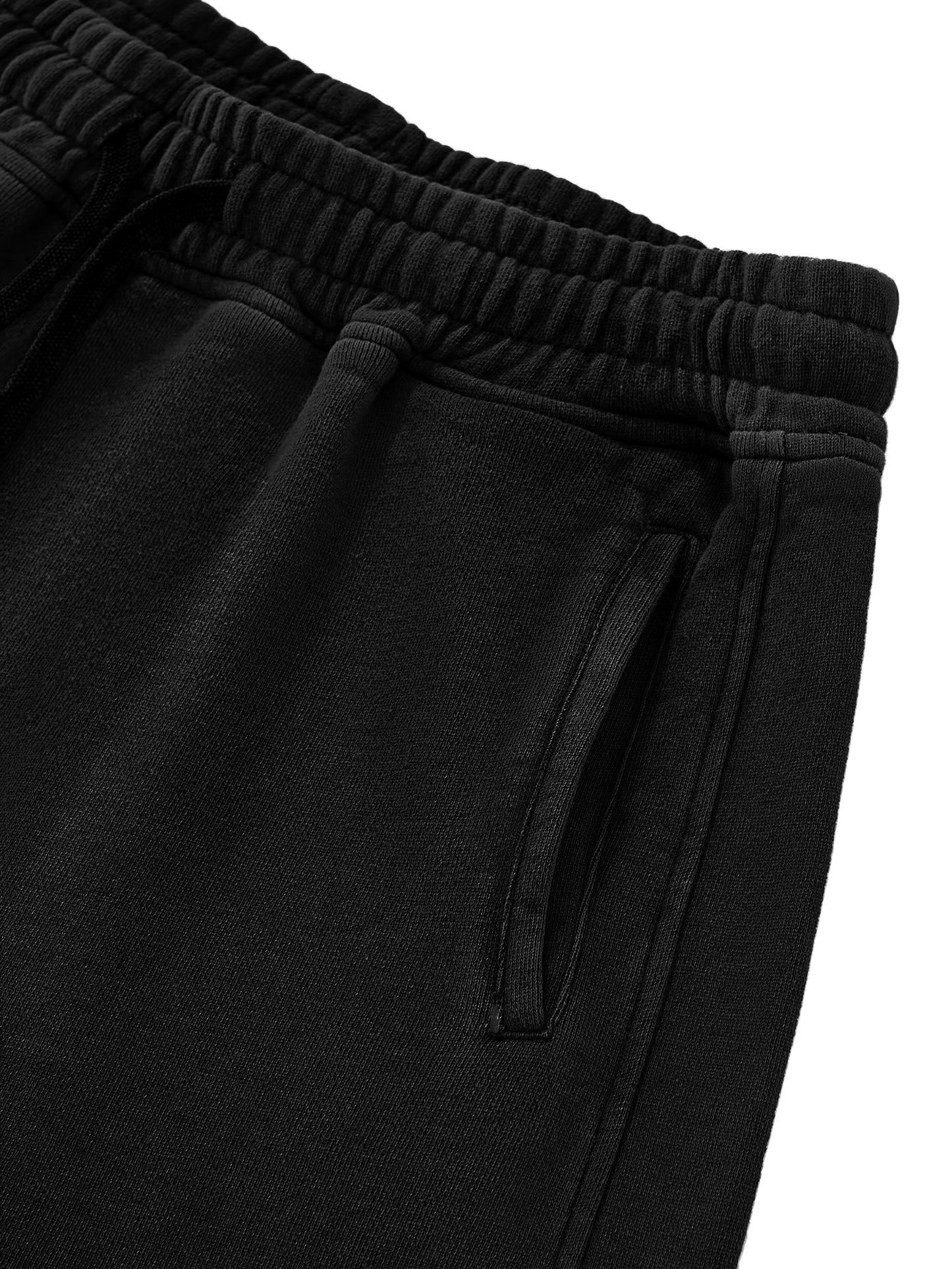 Women’s Snow Washed Raw Edge Drawstring Shorts