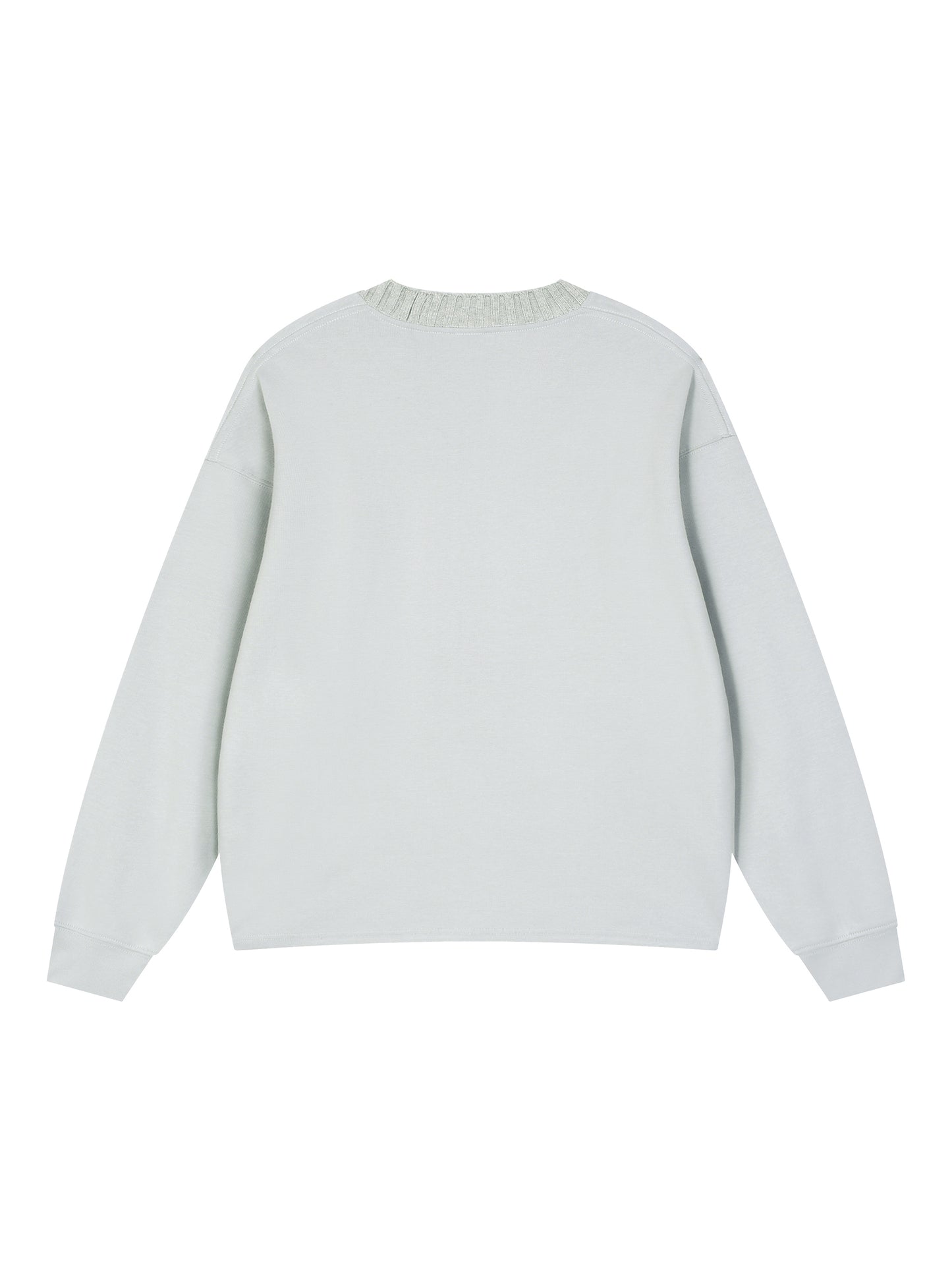 LENNY Knitted Round Neck Oversize Sweatshirt